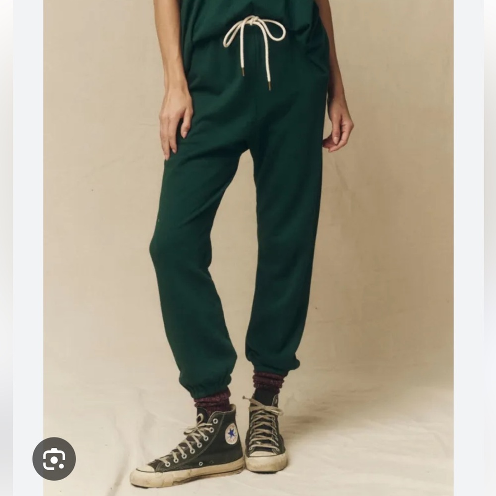 NWT The Great The Stadium sweatpants green
